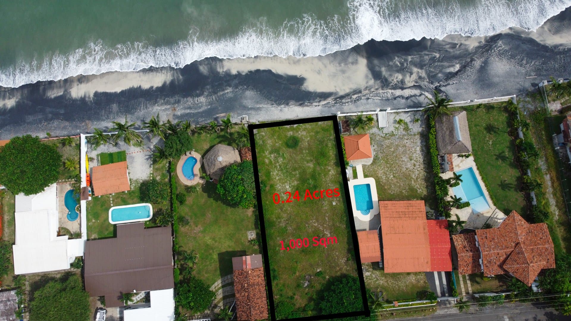 Prime Oceanfront Lot in Malibu Area, Gorgona – Perfect for Your Dream Home P-0408 - Image 2