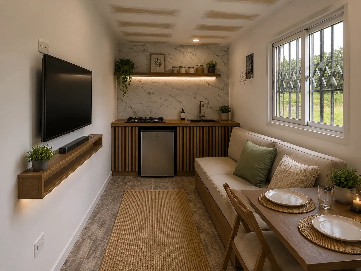 Charming 0.22-Acre Mountain View Lot with Creek Access and 40-Foot Container Home, Chame, Near Coronado. R-0058 - Image 15