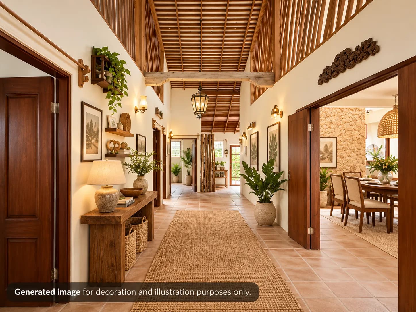 3-Bedroom Rustic Spanish Colonial Home in San Carlos, Panama R-0167 - Image 10