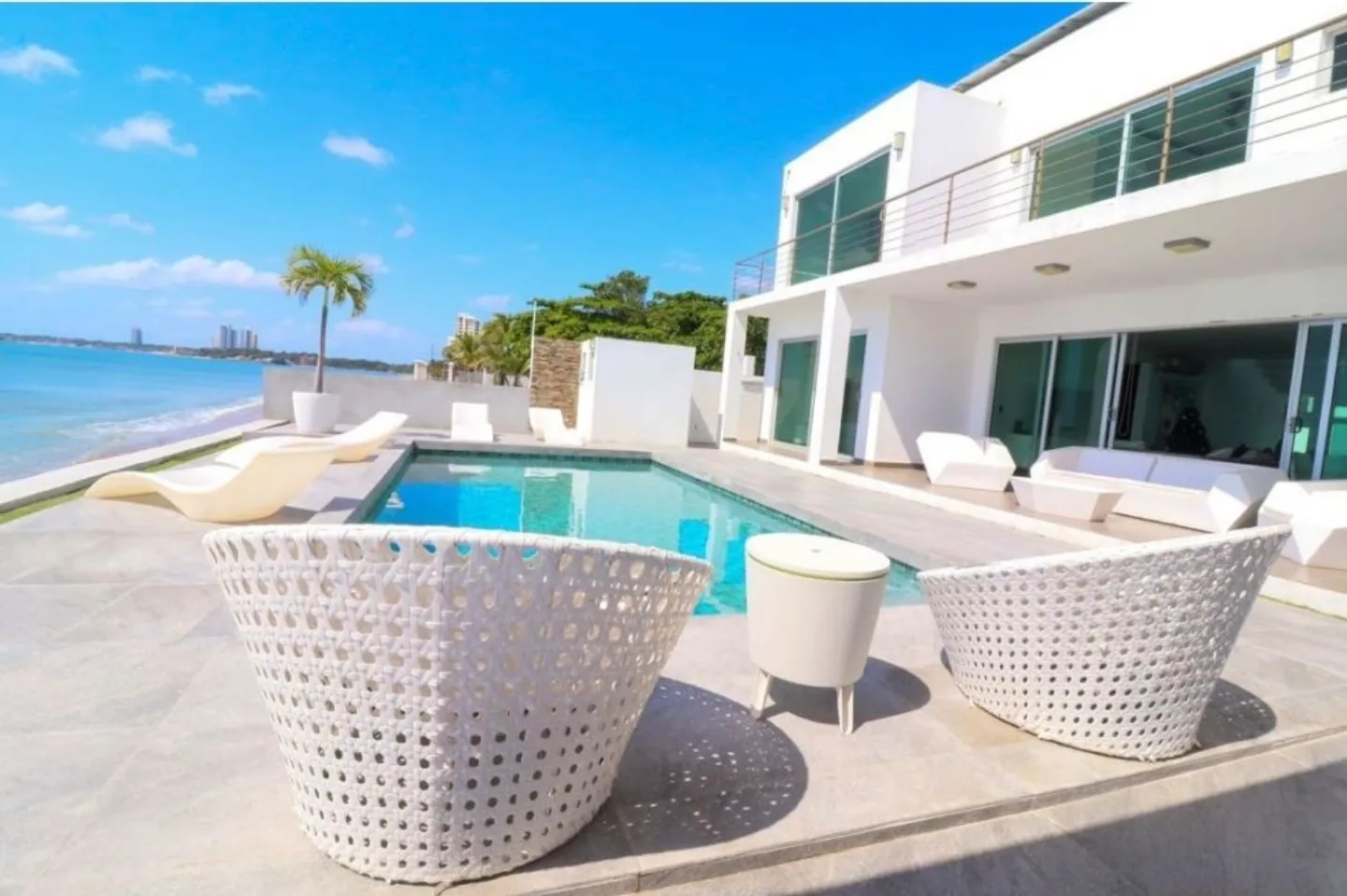 Turn-Key Ready Beachfront House for Sale | Malibu, Nueva Gorgona, Panama P-0507 - Image 1